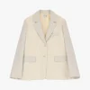 Blazer con botones y rayas