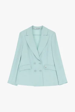 Blazer con cierre cruzado