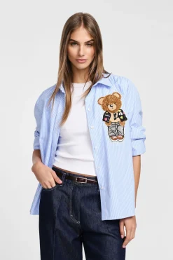 Camisa de rayas con botones