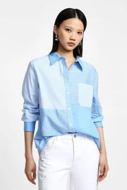 Camisa de rayas con botones