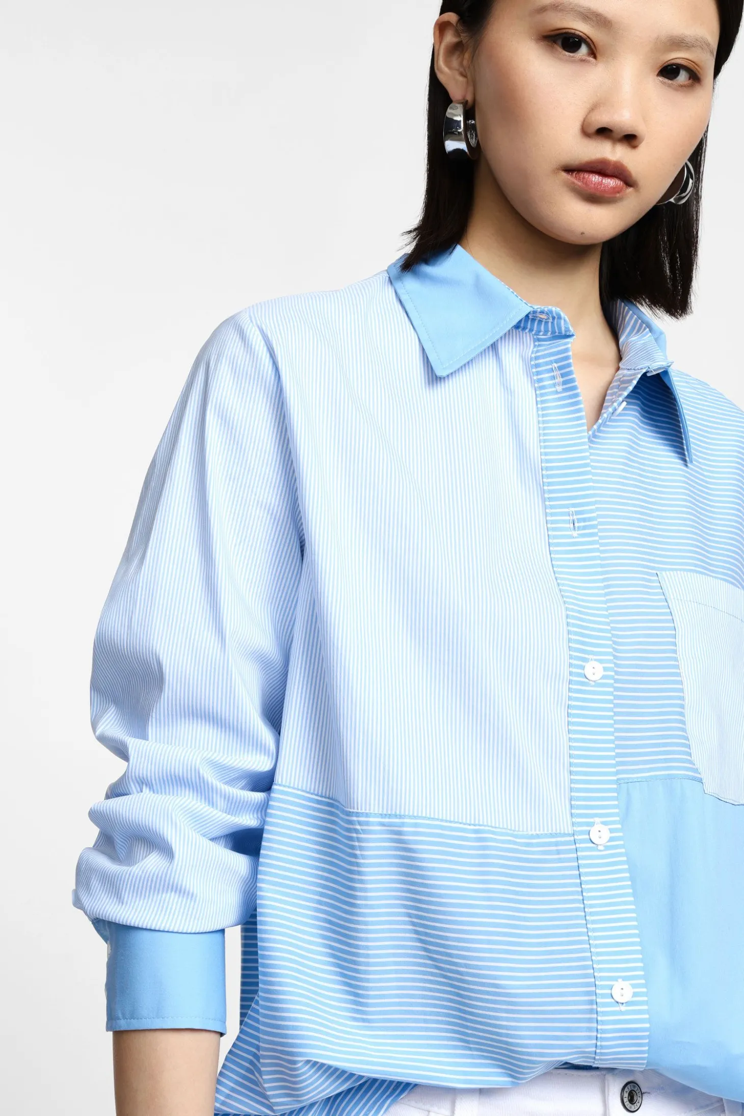 Camisa de rayas con botones