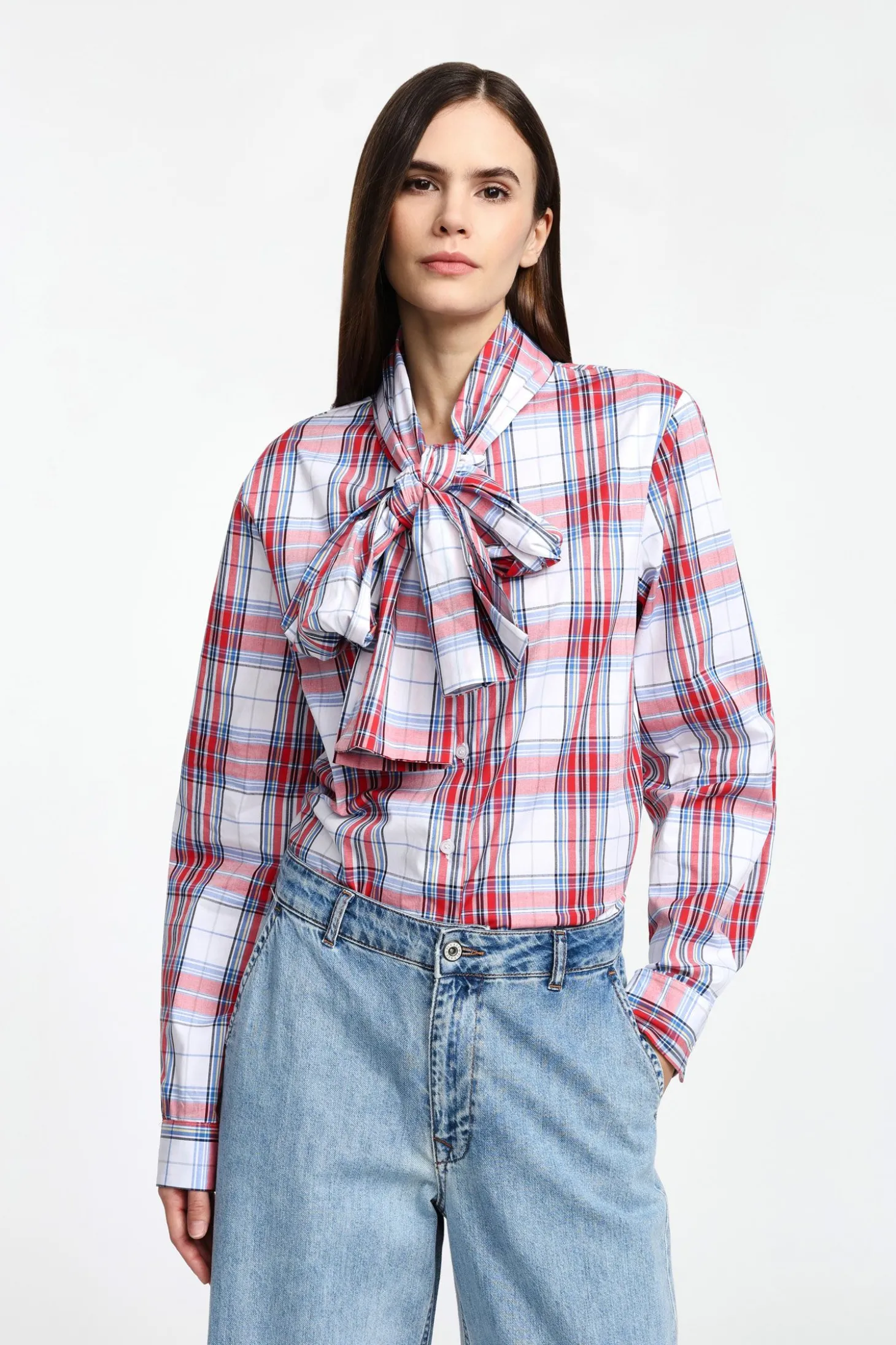 Camisa de rayas con mangas largas