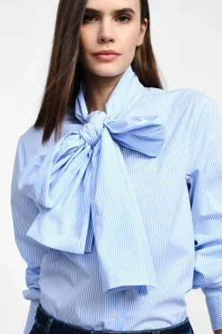 Camisa de rayas con mangas largas