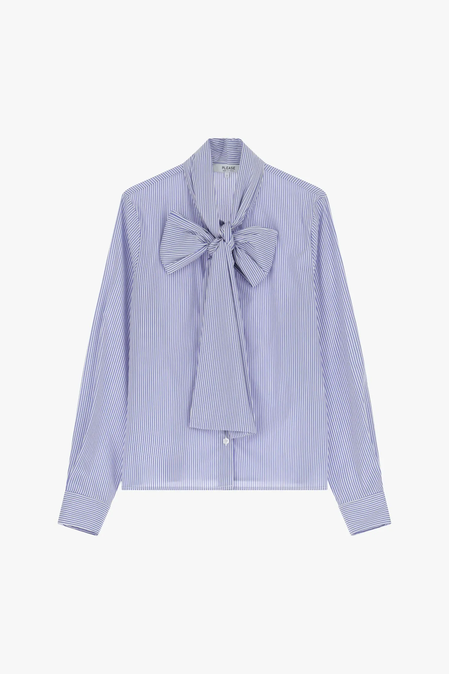 Camisa de rayas con mangas largas