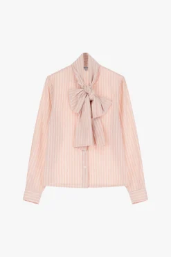 Camisa de rayas con mangas largas