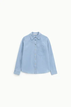 Camisa vaquera abotonada con bolsillo