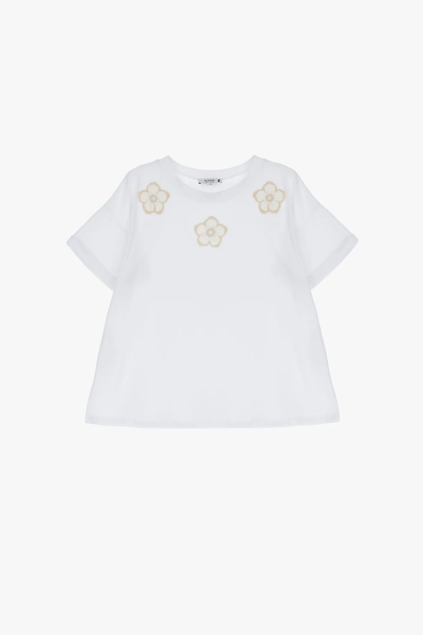 Camiseta con diseño floral