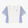 Camiseta con mangas a rayas