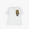 Camiseta con oso manga corta