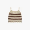 Camiseta con tirantes de punto