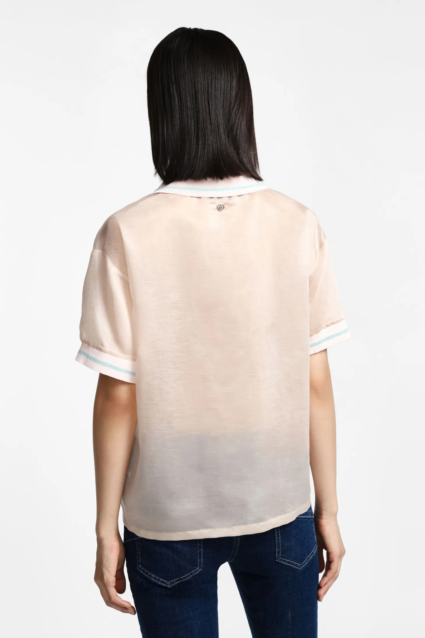 Camiseta cuello polo manga corta