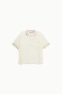 Camiseta cuello polo manga corta
