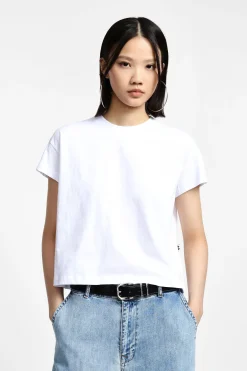 Camiseta cuello redondo manga corta