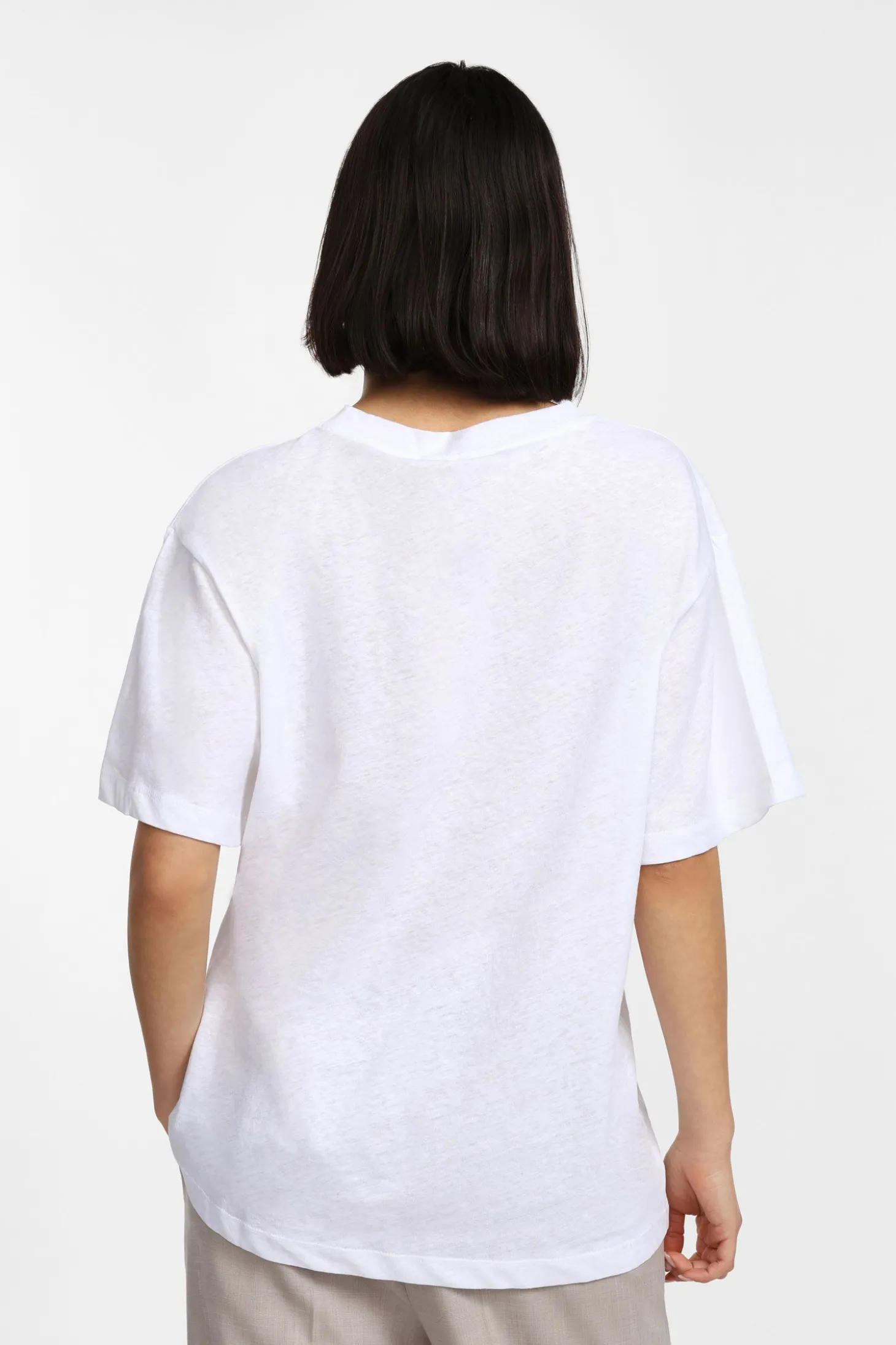 Camiseta cuello redondo manga corta