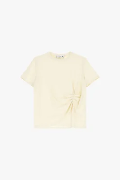 Camiseta de manga corta con detalle