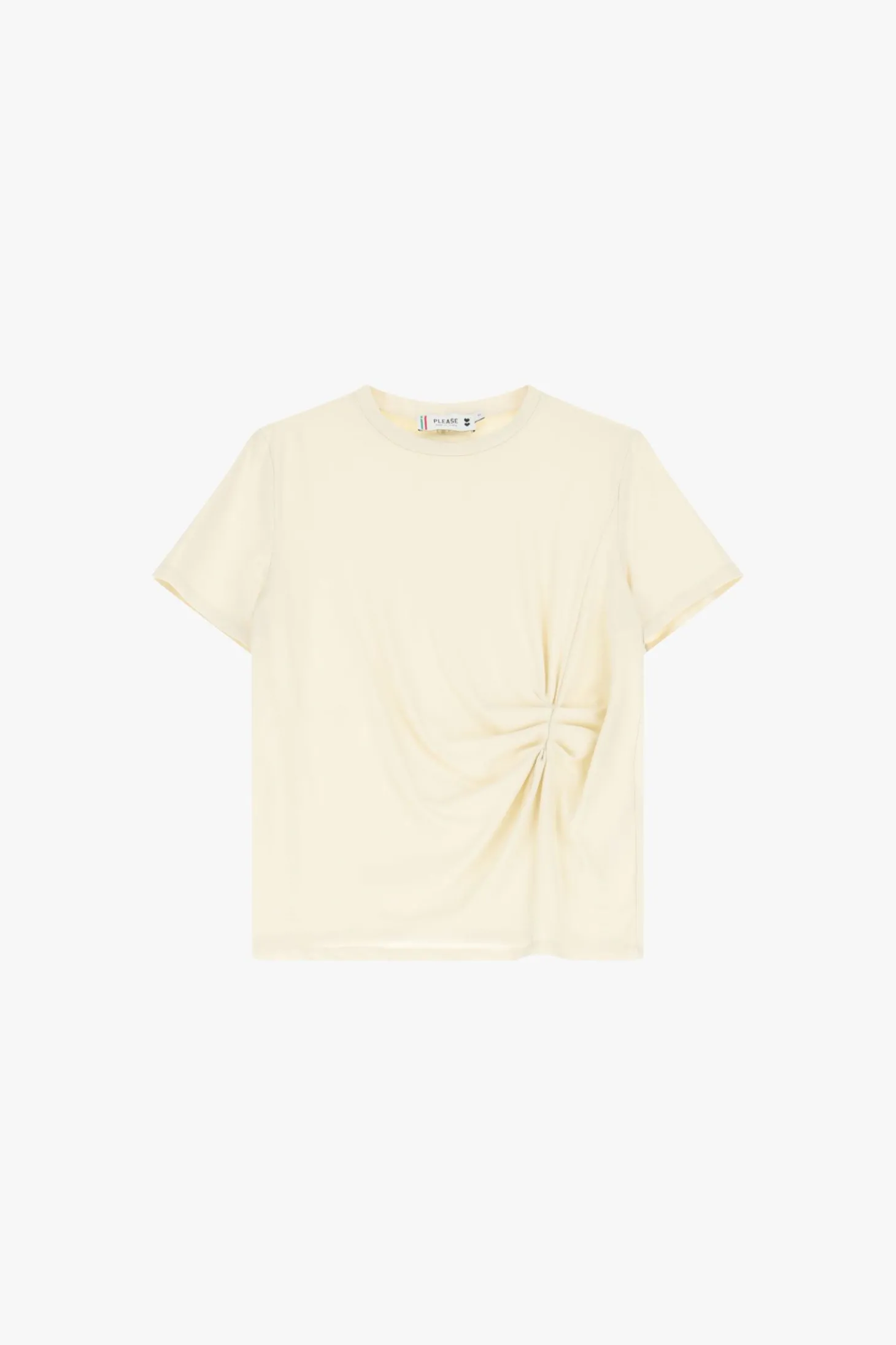 Camiseta de manga corta con detalle