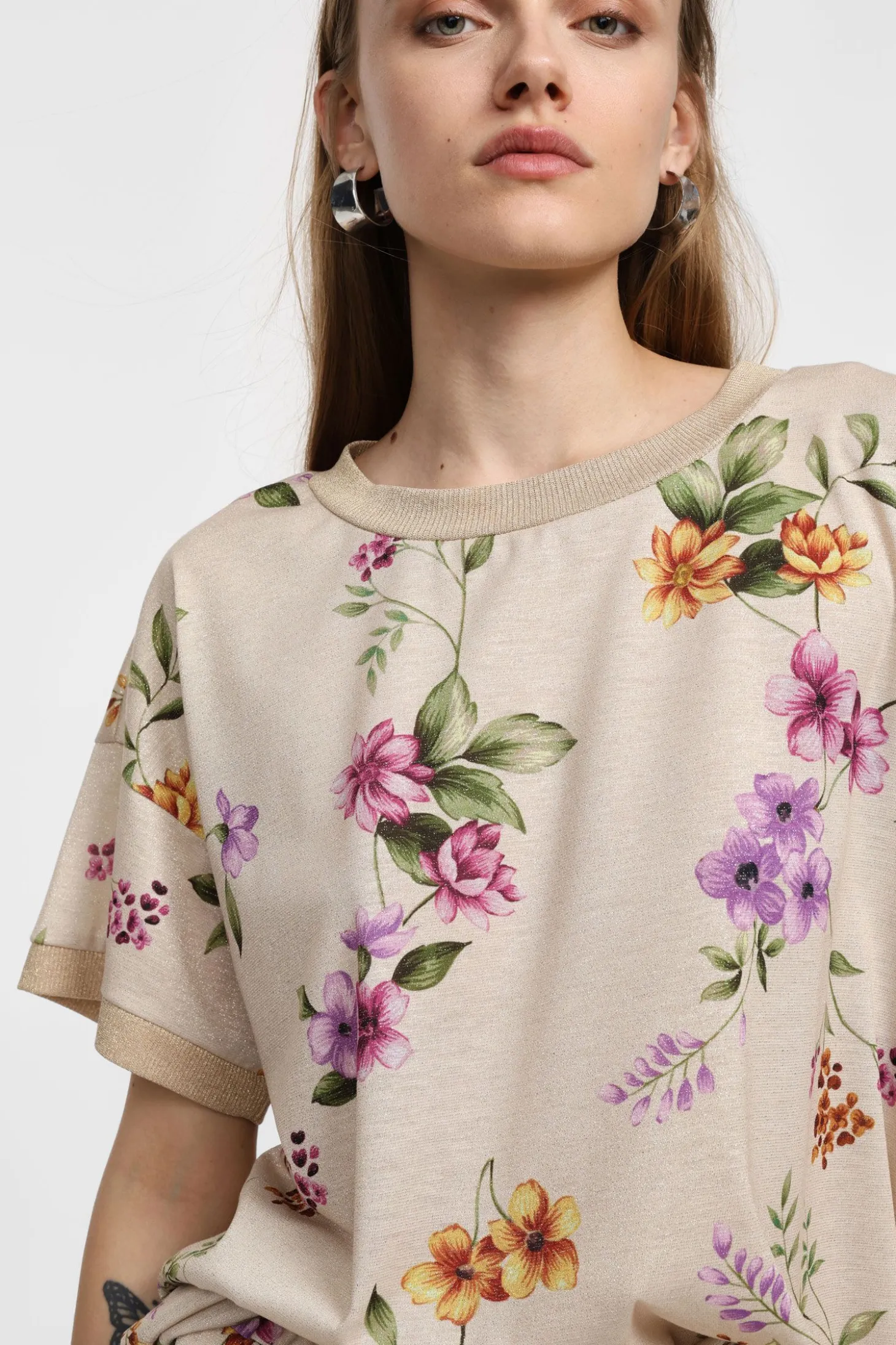Camiseta estampada de manga corta