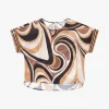 Camiseta estampada mangas cortas