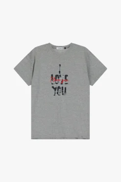 Camiseta impresa cuello redondo