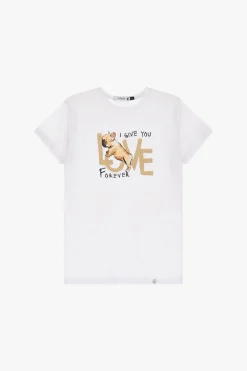 Camiseta manga corta estampada