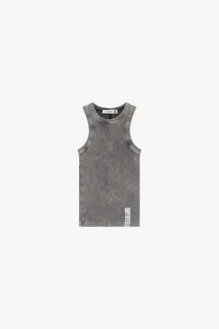 Camiseta sin mangas cuello redondo