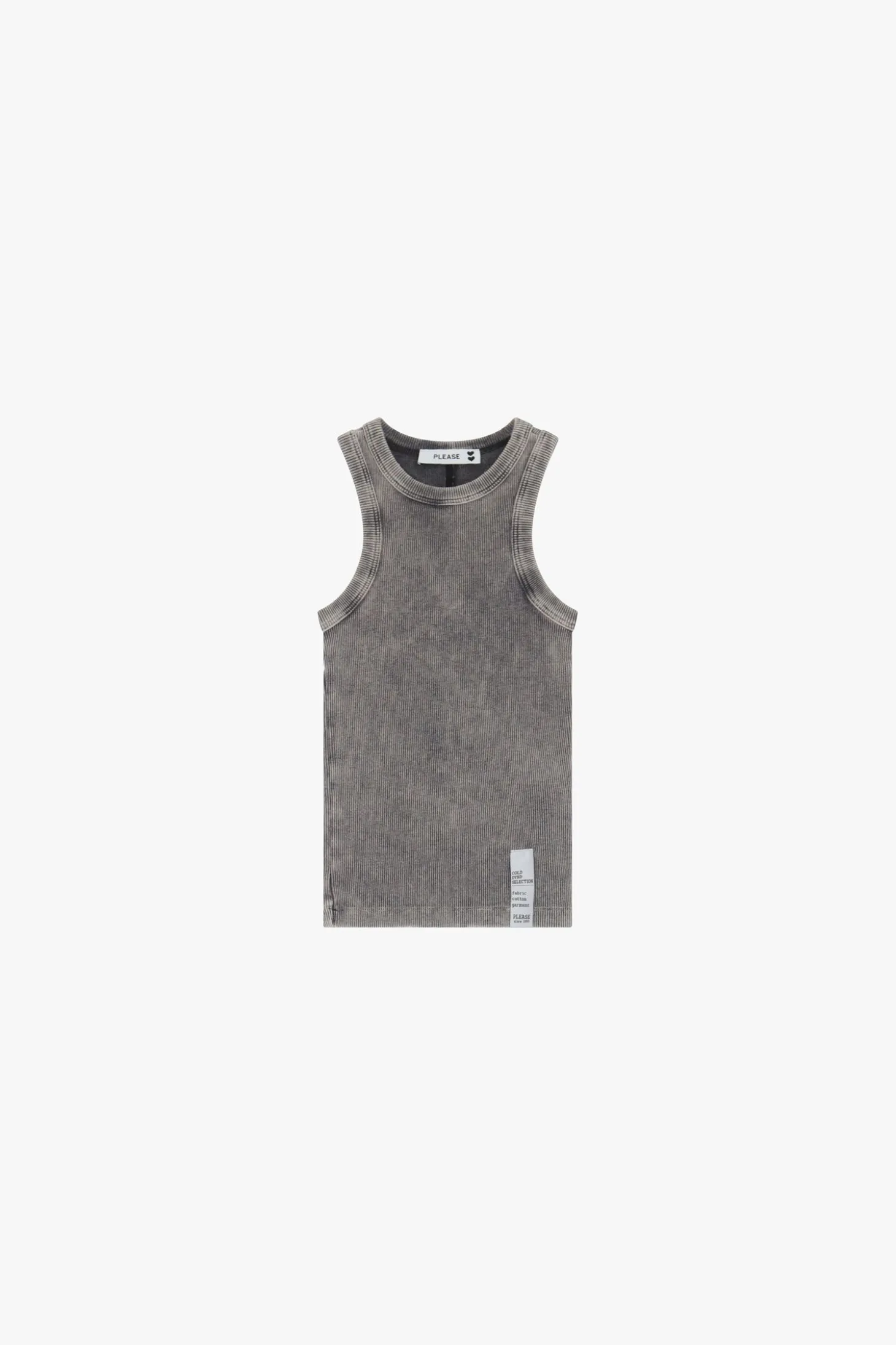 Camiseta sin mangas cuello redondo