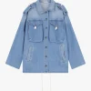 Chaqueta vaquera con botones