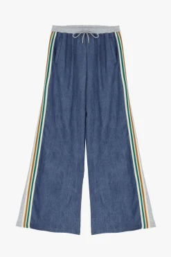 Jeans baggy con dettagli sportivi