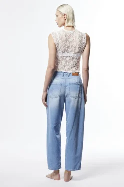 Jeans baloon a vita alta
