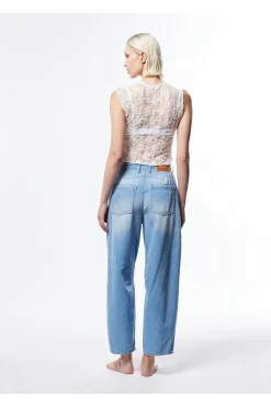 Jeans baloon a vita alta