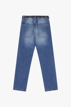Jeans girlfriend con vita bassa