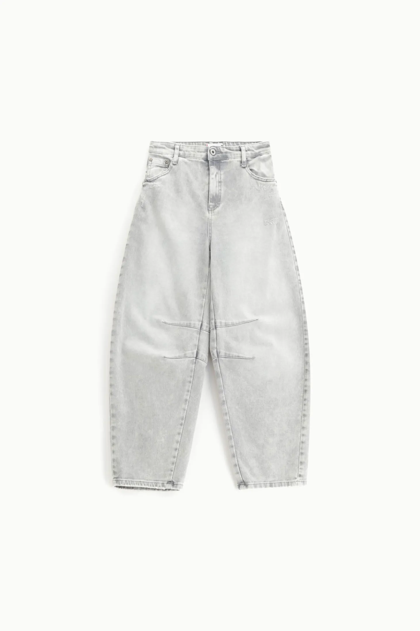 Jeans tapered de cintura alta