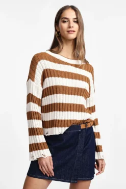 Jersey de rayas con mangas largas
