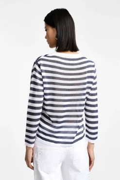 Jersey de rayas con mangas largas