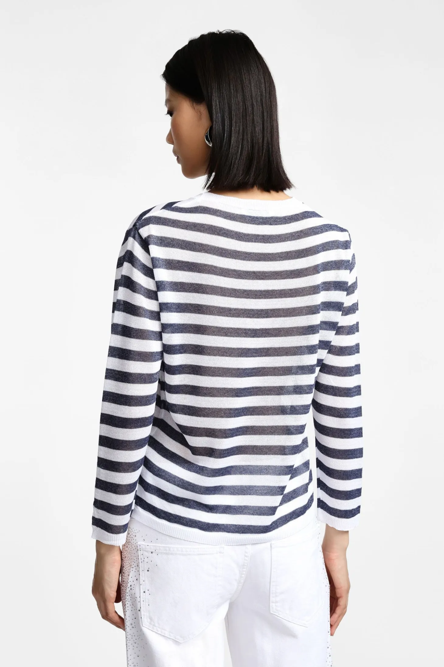 Jersey de rayas con mangas largas