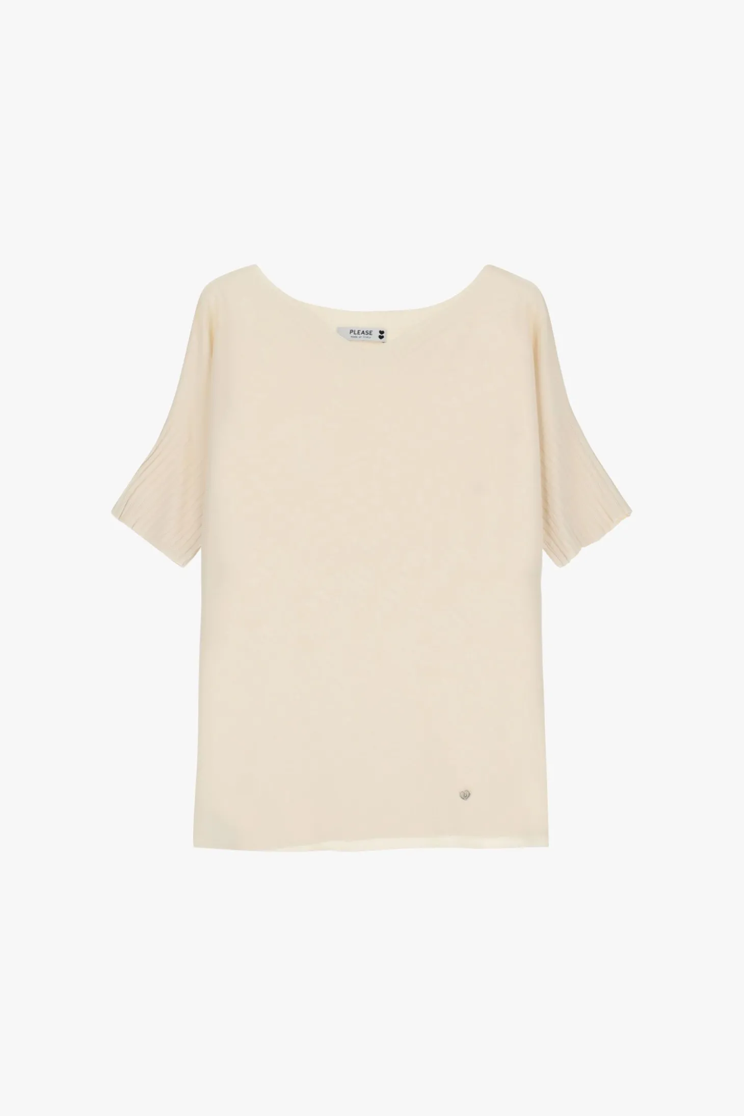 Jersey escote en v y mangas medias