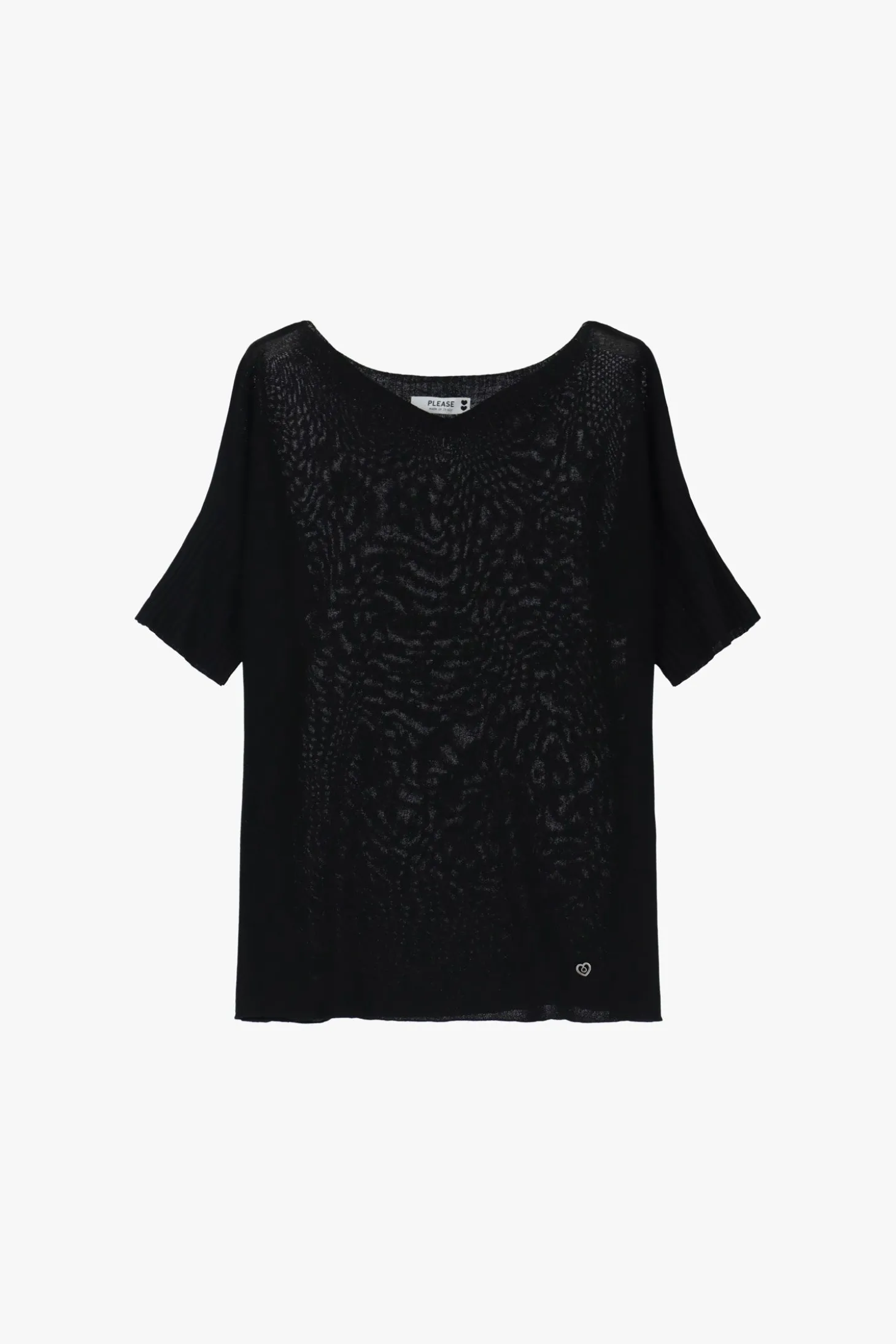 Jersey escote en v y mangas medias