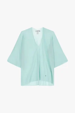 Jersey liso con escote de pico