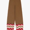 Pantalones amplios con diseño gráfico