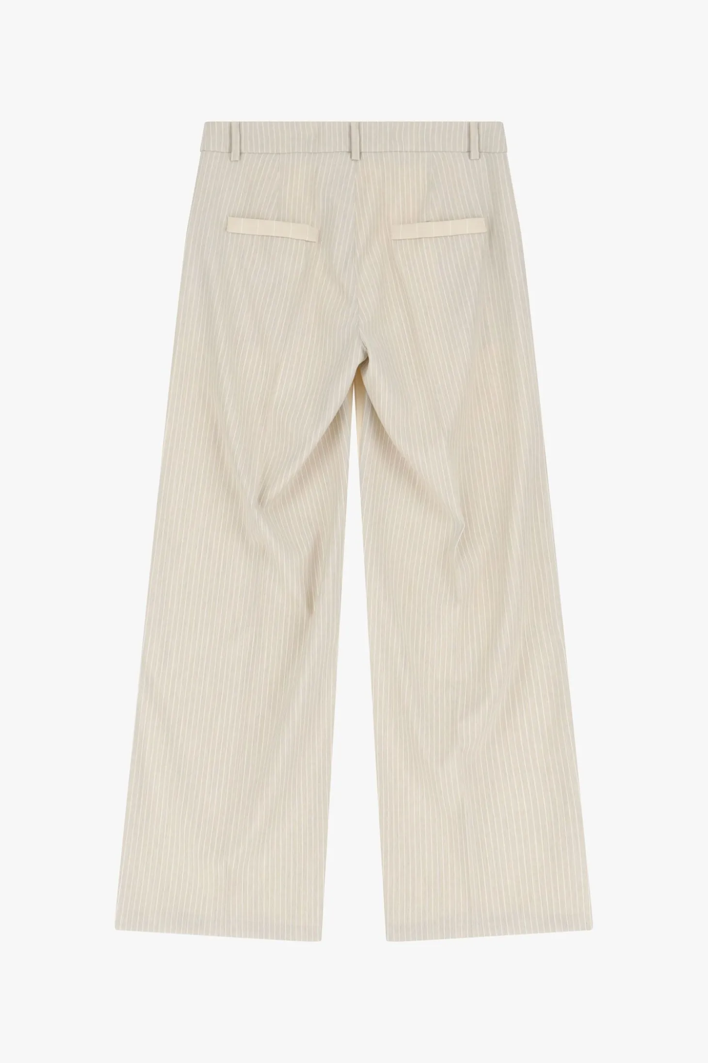 Pantalones anchos a rayas