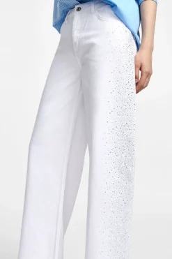 Pantalones anchos cintura media