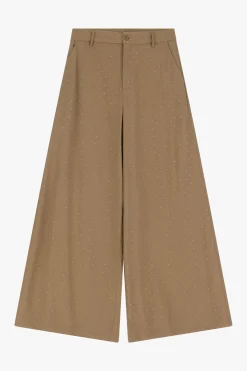 Pantalones anchos de tiro alto