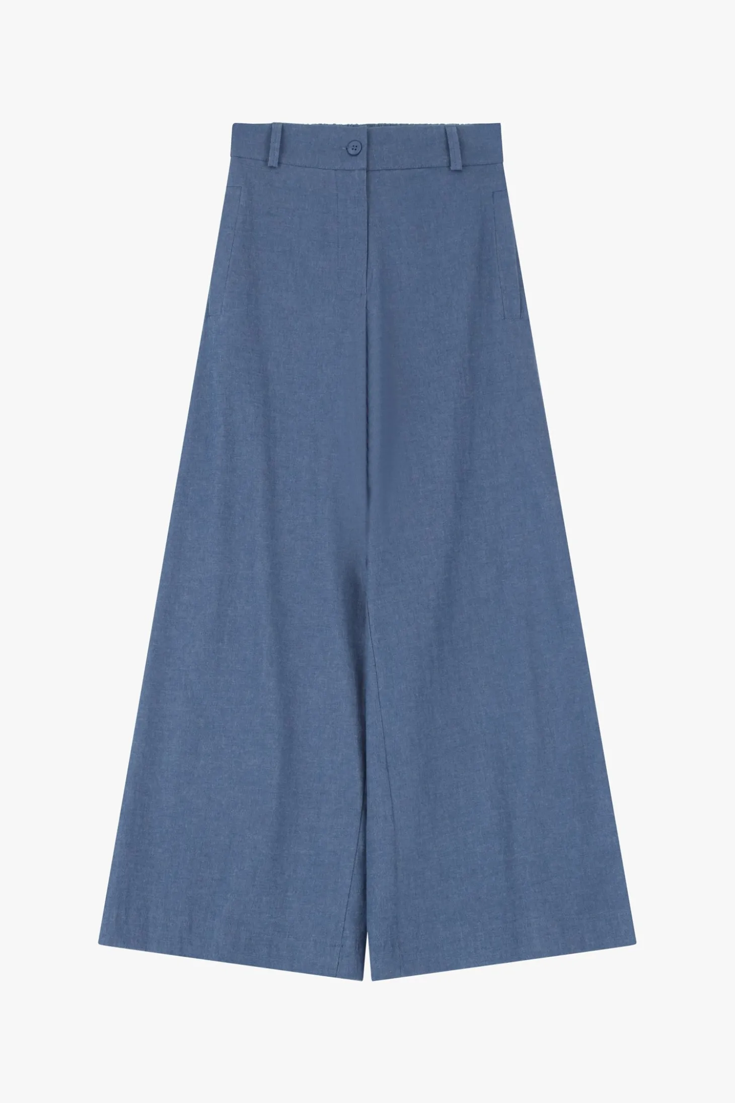 Pantalones anchos efecto vaquero