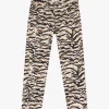 Pantalones chinos con estampado animalier