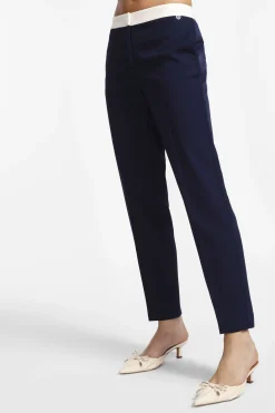 Pantalones con rayas en contraste