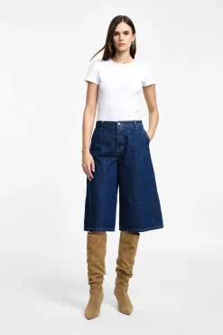 Pantalones cortos con bolsillos altos