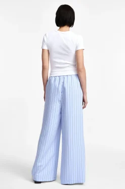 Pantalones palazzo de rayas