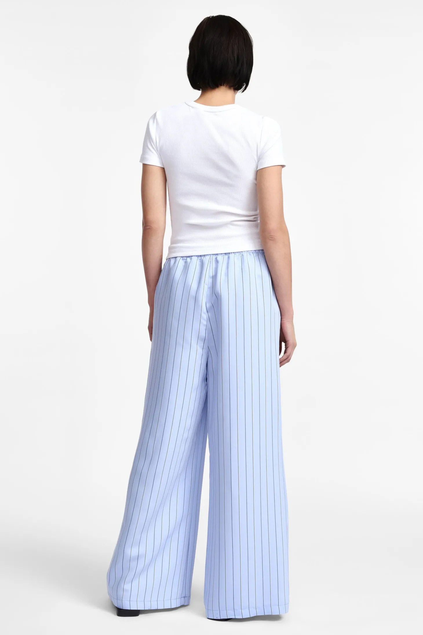 Pantalones palazzo de rayas