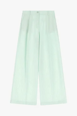Pantalones palazzo de rayas