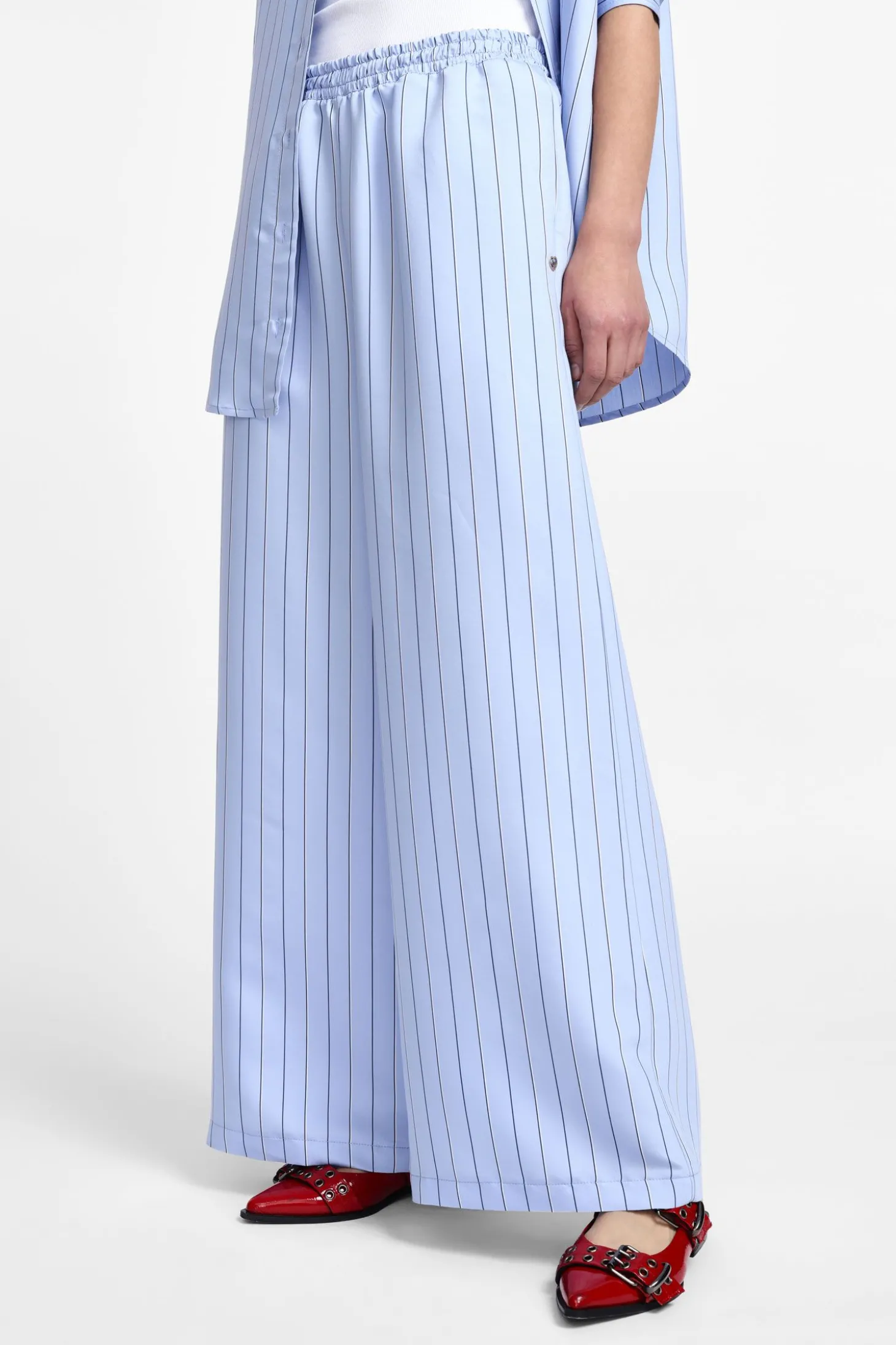 Pantalones palazzo de rayas